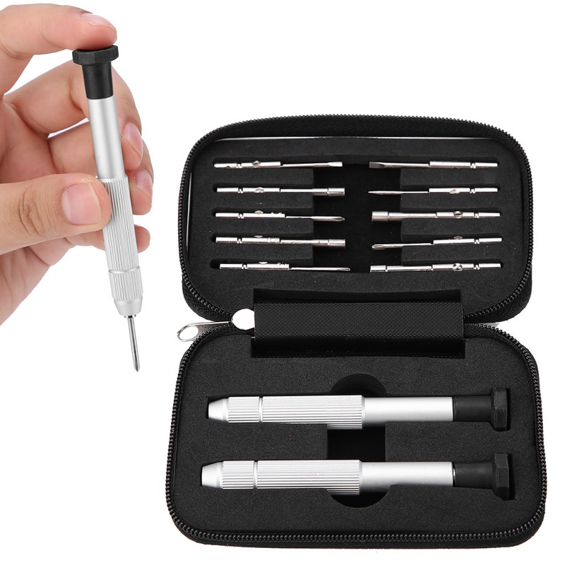 Professional Tools Kit Eyeglass Glasses Watch Phone Precision Screwdriver Repair