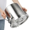 304 Stainless Steel Airtight Canister for Kitchen, 3.2Gal Canisters Container