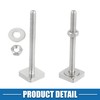 X AUTOHAUX Car Roof Rack T Shaped Slot Bolt M6
