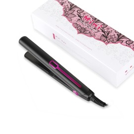 Youuish Youuish Mini Hair Straightener, Mini Flat Iron for Short Hair and Bangs, 0.7 Inch Small Flat Iron for Travel, Dual Voltage Heats Up Quickly