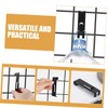 STOBAZA 10pcs Utility Hook Grid Wall Hangers Sturdy Metal Display