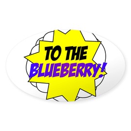 CafePress Psych, to The Blueberry Oval Car Bumper Sticker