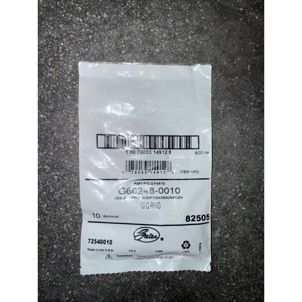Gates G60248-0010 O-Ring for Flat-Face Fittings Gates 72540010