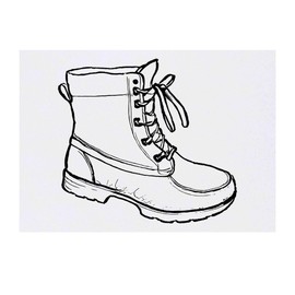 Large 'Work Boot' Temporary Tattoo (TO00075383)
