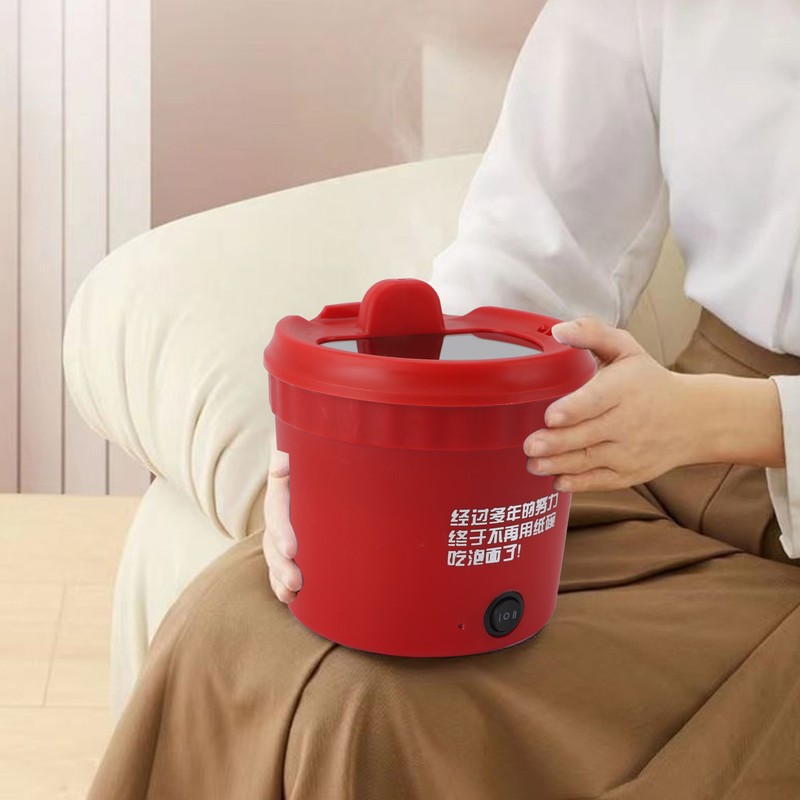 Electric Pot Multifunctional Portable 1.2L 450W Even Heating Anti Stick
