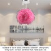 Feather Pendant Droplight Hanging Lamp for Living Room Exhibition Hall
