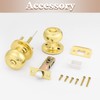 Probrico Privacy Door Knobs Lock Interior Bedroom Bathroom Door Handle