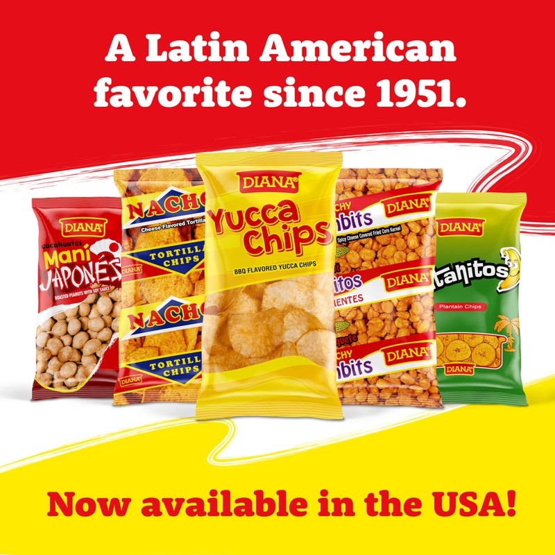 Diana Elotitos Crunchy Corn Kernel Snacks, Spicy Piquete Flavor, 4.05