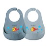 UBINGSOPA Silicone Baby Bibs – Adjustable, Soft, Waterproof & Durable,