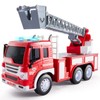 HERSITY Fire Truck, Fire Engine Toys for 3 Year Olds