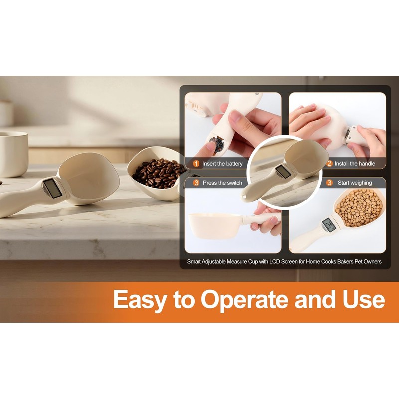 New Digital Measuring Spoon, Electronic Measuring Spoon 800g/0.1g High Precision