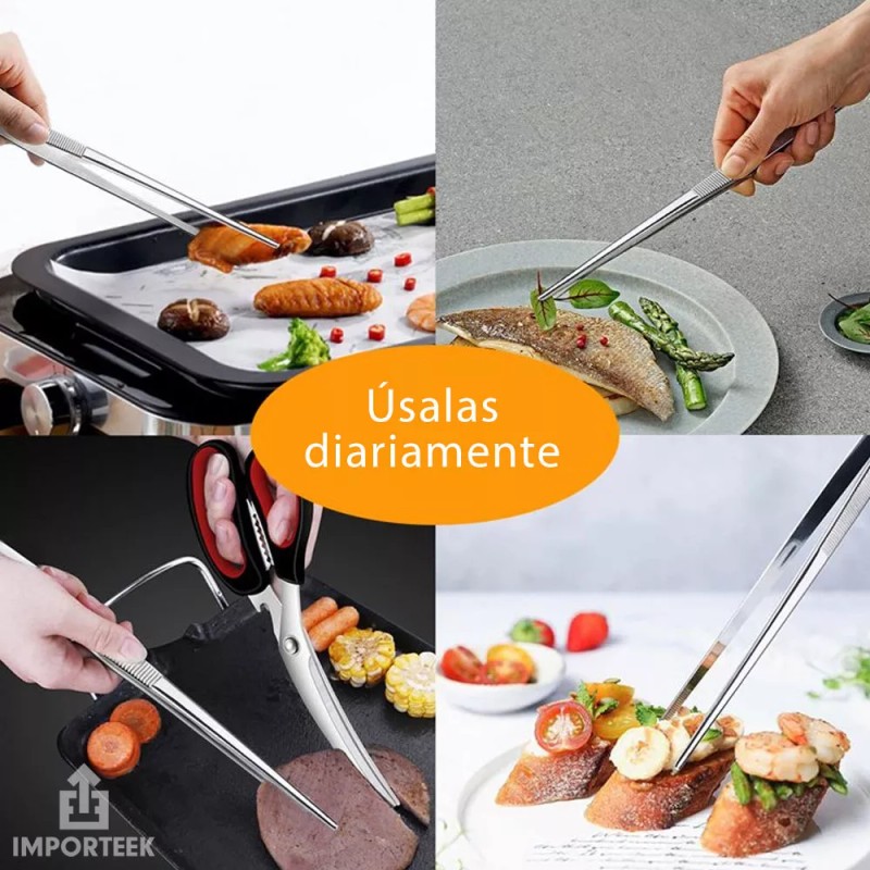 Importeek 2pz Pinzas Precision Chef Emplatar Decoracion Cocteleria