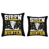 Siren Hunter - Storm Chasing Tornadoes Throw Pillow