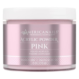 Americanails Nail Acrylic Powder - Professional Acrylic Nail Powder - Self-Leveling Acrylic Powder - Pair with Monomer Acrylic Nail Liquid - Perfect for Acrylic Nails - Pink Acrylic Powder 4oz