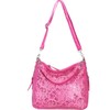 Laser Cut Bling Hobo fashion CCW Bag Faux Leather Concealed