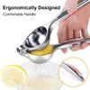 Beeyoka Lemon Squeezer Stainless Steel,Premium Manual Fruit Juicer with Heavy