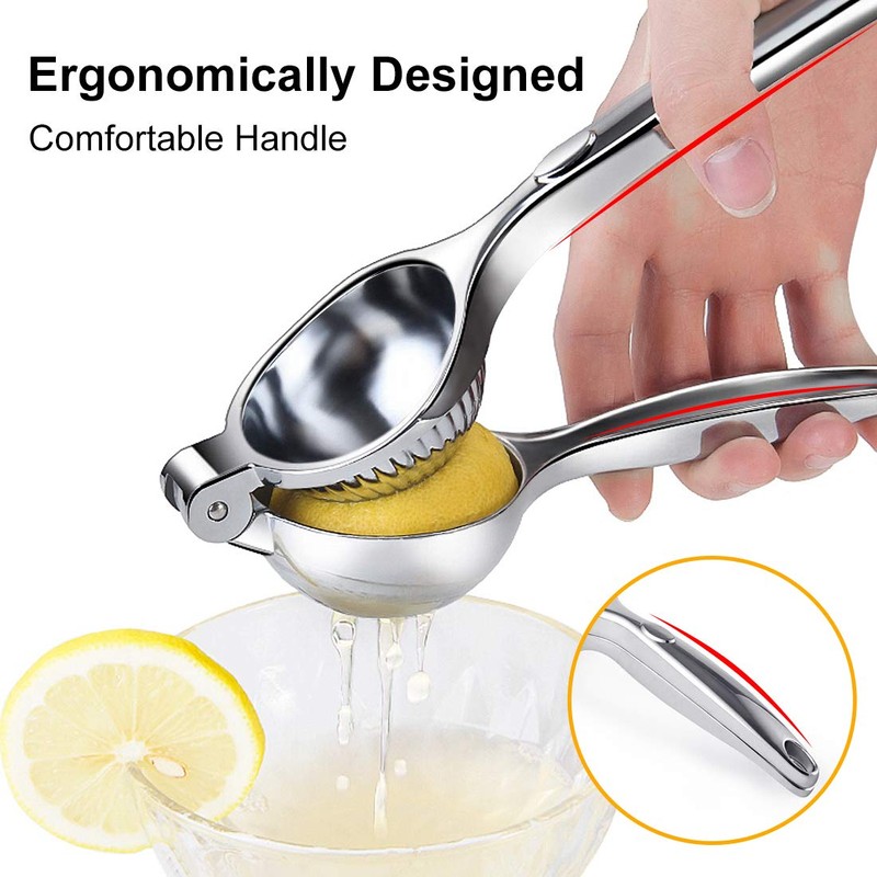 Beeyoka Lemon Squeezer Stainless Steel,Premium Manual Fruit Juicer with Heavy