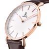Alienwork IK Men's / Women's Ultra Flat Slim Watch with