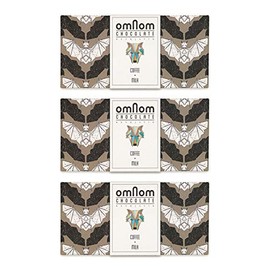 OmNom Coffee + Milk | Icelandic Bean To Bar Chocolate by OMNOM CHOCOLATE REYKJAVIK | 3 x 60g Bar