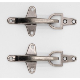 Set Of 2 Metal Lobster Fireman Clasp Buckle Button Fastener Latch Closure 70mm