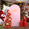 bricia Wedding Arch Backdrop Stand Cover, 6.6FT Double Sided Stretchy