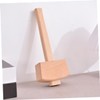 TEHAUX Handcrafted Wooden Mallet for Woodworking Beech Wood Carpenter Hammer