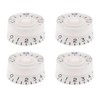 4 Pcs Control Knobs Speed Volume Tone Control Knobs 6mm