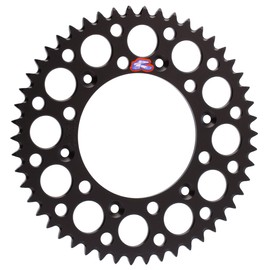 Renthal 112U-520-52GEBK Ultralight Black 52 Tooth Rear Sprocket