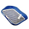 Dog Potty Tray with Raised Fences Removable Mesh Grid Pad