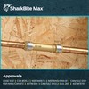 SharkBite Max 3/4 Inch Slip Coupling, Push to Connect Brass