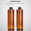 2 flaconi da 200 ml in plastica ambrata con pompa