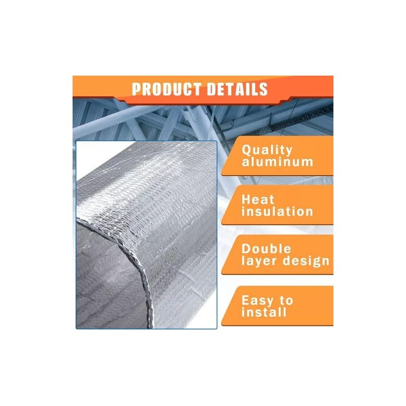 Garage Door Insulation Kit (20 Pieces) Reflective Foam Panels 24"x48"