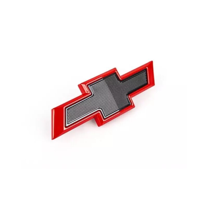 GM Front Small Red Black Bowtie for 2019-2024 Chevy Silverado