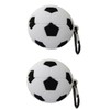 Gatuida 2pcs Wireless Football-Shaped Earphone Cover Compatible Lightweight Protective Sleeve