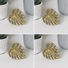 Melody Maison Set of 4 - Gold Monstera Leaf Drawer