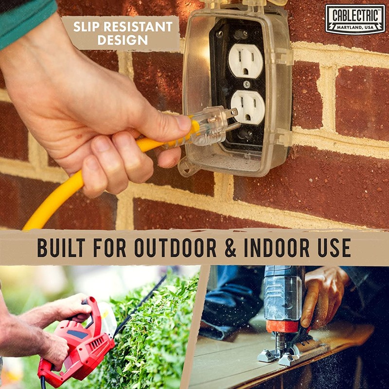Cablectric 10 Ft Outdoor Extension Cord - 10/3 SJTW Heavy