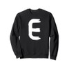 Creative Bold White Letter E - Design - Alphabet -