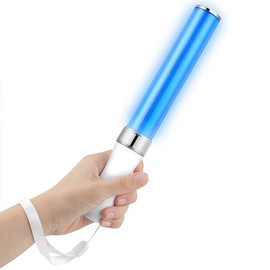 Pen Light, Automatic Switching + Manual Switching, 9.8 inches (25 cm), 24 Color Changing LED, High Brightness, Cheering Supplies, Cheering Pen Light