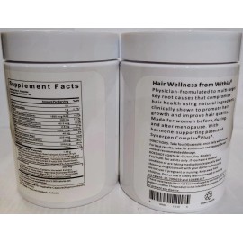 100% Pure Women's Balance Hair Growth Supplements, Ages 45 up, 120 Count, US shipi 2 Packs