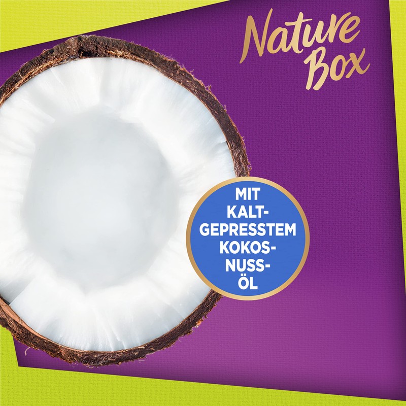 Nature Box Moisturising Solid Shampoo with Coconut Oil, Natural, Vegan