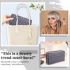Nylon Small Makeup Bag for Purse, Cute Makeup Pouch Bag