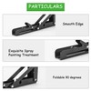 Folding Shelf Brackets, 12 Inch 4 Pcs Heavy Duty Wall
