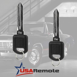 Uncut Transponder Ignition Key fits PK3 Buick/Chevy/Oldsmoble/Pontiac/Saturn, Set of 2