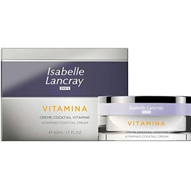 Isabelle Lancray Facial Care Cream "Vitaminia" with Vitamin A, E and F I Moisturiser with Hyaluronic Acid and UV Protection, 50 ml