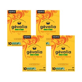 Gevalia Blend Decaf Mild Light Roast K-Cup Coffee Pods, 3.4 Oz (Pack of 4)