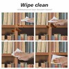 YINRON Old Books Round Tablecloth Library Brown Shelf Collection Waterproof