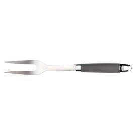 Anolon SureGrip Stainless Steel Meat Fork/Kitchen Tool, 13.25 Inch, Gray,46288