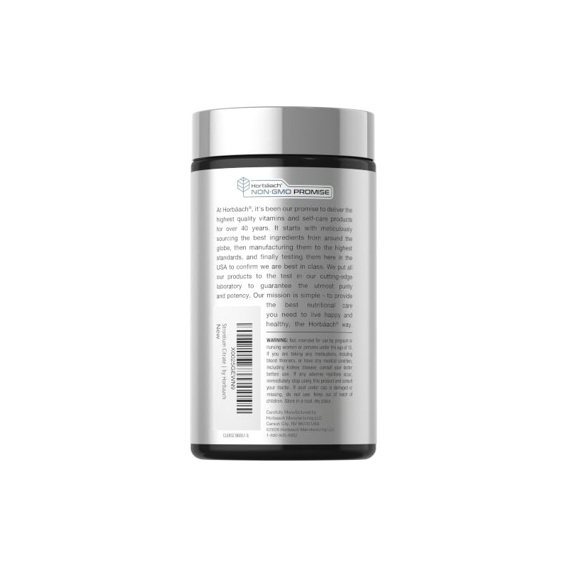 Horbäach - Citrato de estroncio 940 mg - 180 cápsulas