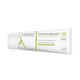 A-DERMA Dermalibour Cica-Crema Reparadora Calmante para Piel Irritada, Uso Familiar, Sin Perfume, 50 ml                                               