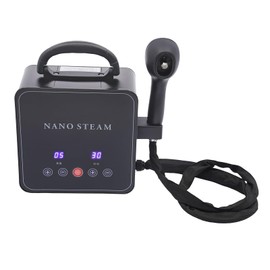 Portable Nano Hair Steamer with Ultrasonic Atomization, 1200W Nano Spray Gun, 1750W Total Power, Detachable Nozzle, External Water Tank, Blue Light Care for Hair Rejuvenation